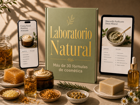 Laboratorio Natural + de 32 recetas de cosmética natural